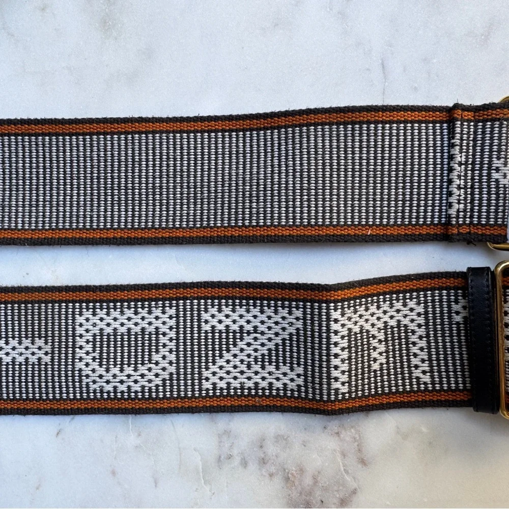 Fendi Strap You Adjustable Woven Wide Guitar Crossbody Strap - Picture 4 of 12